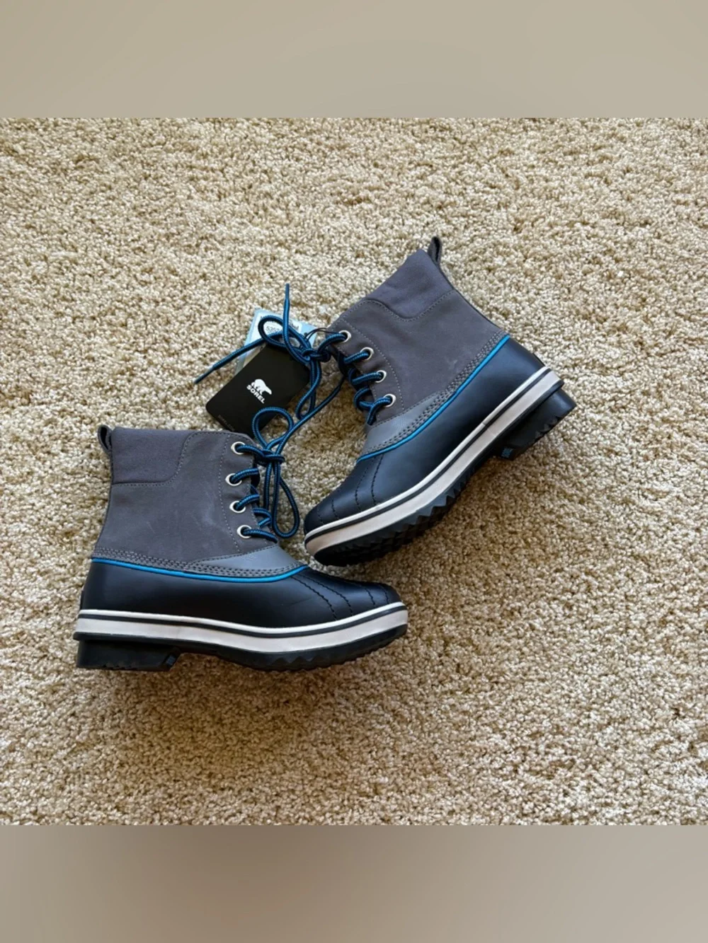 Sorel Slimpack II Lace Winter Boots Youth Size 4 Big‎ Kids Waterproof Duck Boots